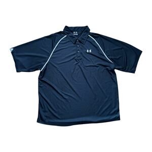 Under Armour Polo Shirt Mens Large Golf Active Sports Sportswear